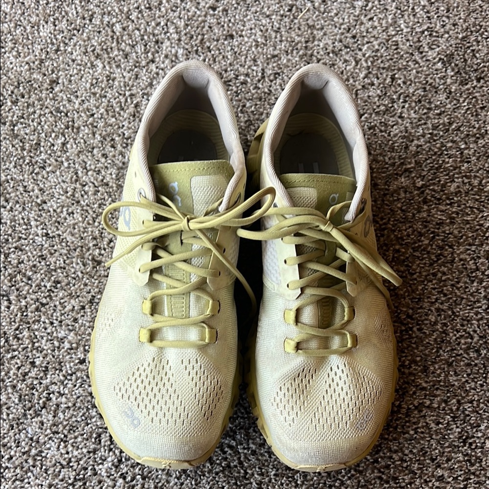 Light Yellow ON Athletic Shoes